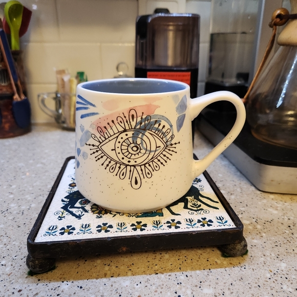 NWOT Stay Wild Moon Child Evil Eye Ceramic Coffee Tea Mug Drinkware Gift - Picture 6 of 6